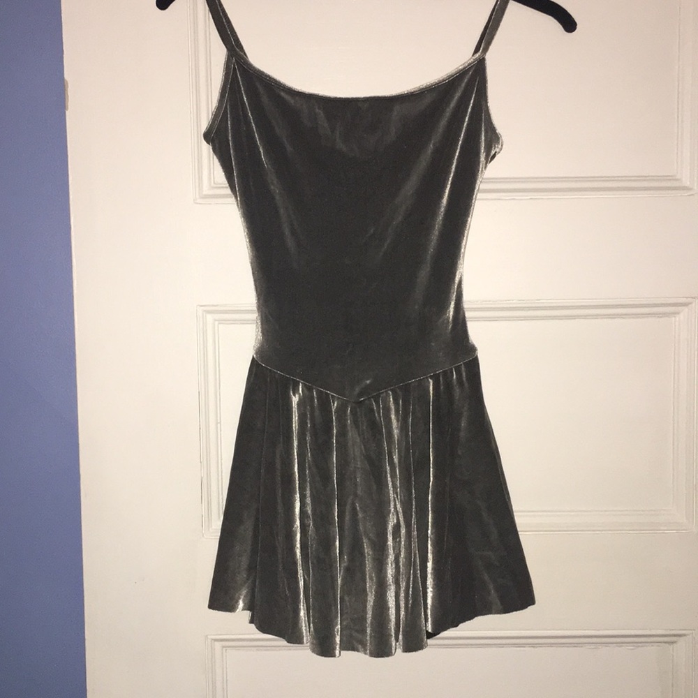Silver Mini Dress